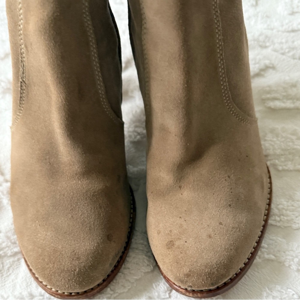 Joie ‘Dalton’ Tan Suede Ankle Women’s Booties Size 9 - Picture 5 of 9